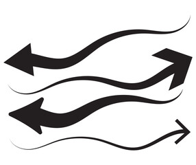 long arrow icon. Arrow pointing . long Arrow vector . arrow or web design.