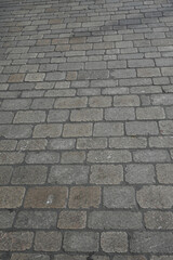 paving stones close-up against the light