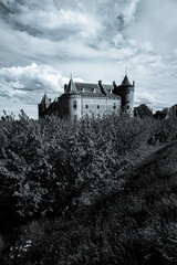 Fototapeta premium Old Middle Ages castle in the Netherlands