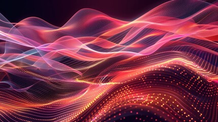 abstract digital tech wave backgrounds