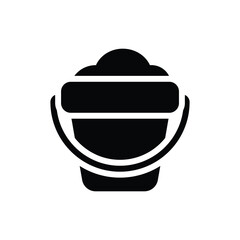 Sand Basket vector icon