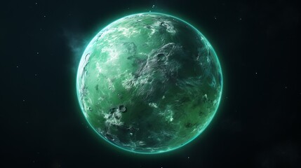 Green moon satellite