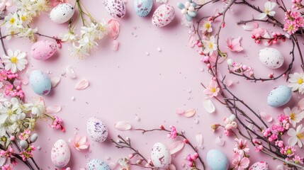 A colorful pastel frame