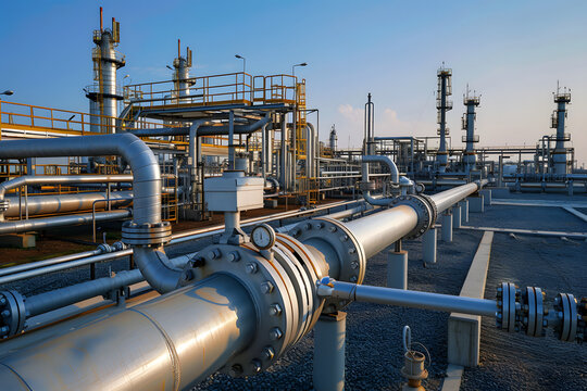 gas pipeline, gas pipes, gas valve