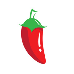 delicious red hot chili logo design