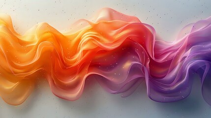 Modern Color Movement: Abstract Wave Canvas