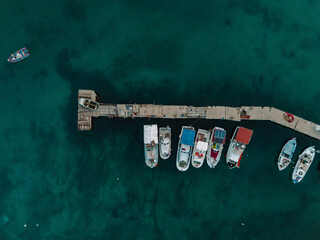 Naklejka premium Antalya's Coastal Charms: Fishing, Boating, and Yachting Beyond Kaleici