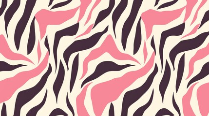 Fototapeta premium Wild Zebra safari animal seamless pattern collection. Vector skin texture set for fashion Abstract Vector Illustration