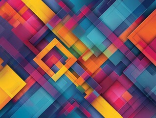 A stylish vector illustration of an abstract geometric background composed of rectangles 8K , high-resolution, ultra HD,up32K HD