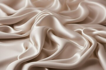 Obraz premium A piece of white fabric with a pattern on it