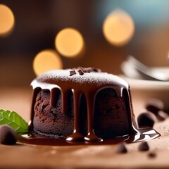 Chocolate lava cake pudding