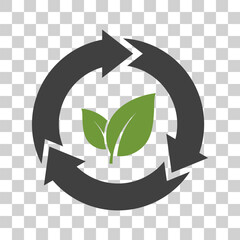 ecology icon on white background