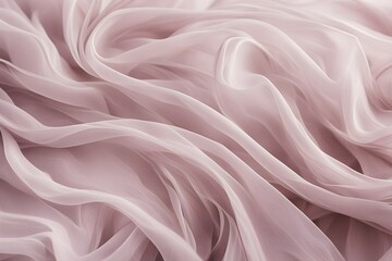 Fototapeta premium A pink fabric with a wave pattern