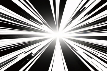 Obraz premium Una imagen en blanco y negro con una línea negra blanca degradada en el medio.