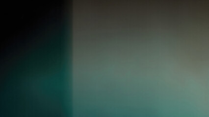 Obraz premium Abstract beige Black and teal gradient dark background grainy noise texture