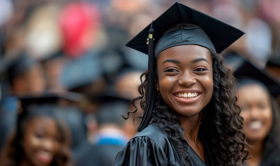 Education, gesture and people concept - group of happy international students in mortar boards and bachelor gowns with diplomas celebrating successful graduation