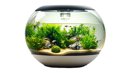 A smart fish feeder with programmable times on a transparent background. PNG format, This PNG file,...