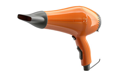 A smart hair dryer with heat adjustment on a transparent background. PNG format, This PNG file,...