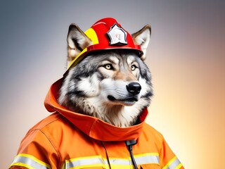 wolf fireman