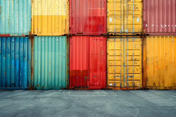 Shipping container background wallpaper