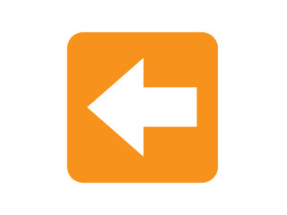 arrow left icon button design illustration.