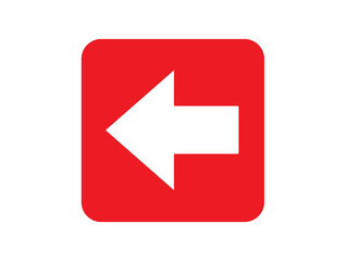 arrow left icon button design illustration.