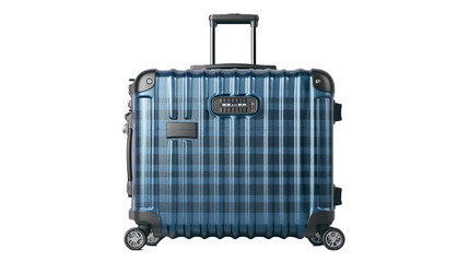 A smart luggage with weight scale on a transparent background. PNG format, This PNG file, with an...