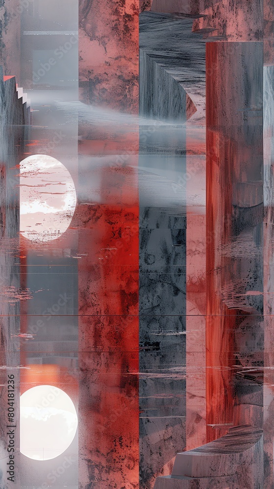 Poster capture a dynamic moment inspired by the abstract expressionism movement