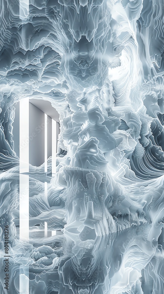 Poster capture a dynamic moment inspired by the abstract expressionism movement