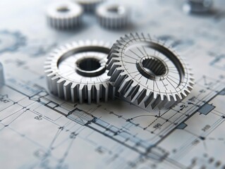 Gears, mechanical engineering and CAD design