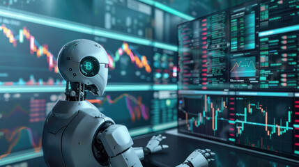 Abstract technology finance, AI-driven trading platforms stand as sentinels, leveraging vast datasets to execute split-second decisions.