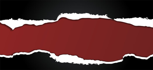 Ripped paper template.