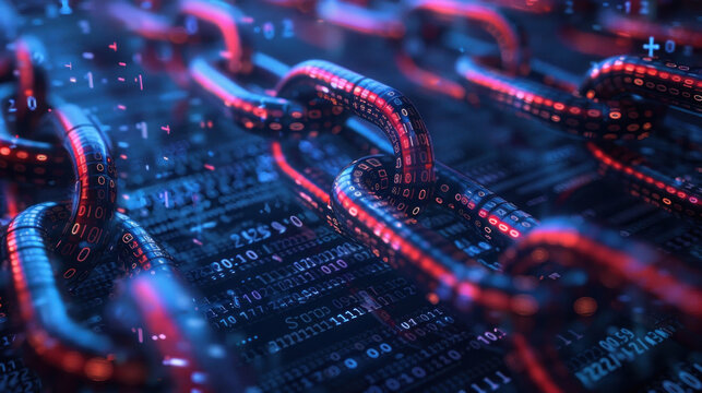 Abstract technology industry, blockchain emerges as a disruptor, decentralizing trust and redefining transactional paradigms. it grapples with scalability issues and regulatory scrutiny.