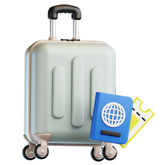 Travelling Hobby Euipment 3D Icon
