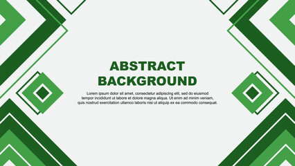 Abstract Green Background Design Template. Abstract Banner Wallpaper Vector Illustration. Green Background