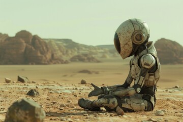 Astronaut Contemplation Moment