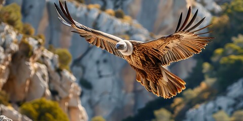 Griffon vulture in spain