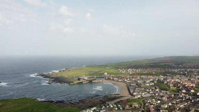 Eyemouth, Killies, St Abbs, sea, sky, beach, wave, landscape, coast
