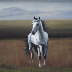 horse in the field