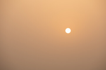 Roofji Mountain, Lu'an City, Anhui Province - the view of the mountain to the sky in foggy weather