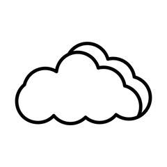 Cloud line icon