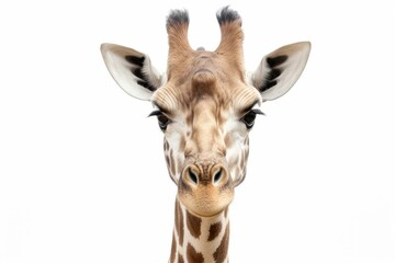 Obraz premium giraffe isolated on white