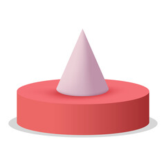 Fototapeta premium 3d rendered illustration of a pyramid