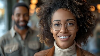 Genuine Smiles and Casual Professionalism in a Modern Office Space
