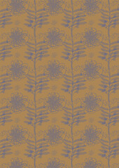abstract pattern flowers