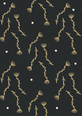 abstract pattern flowers