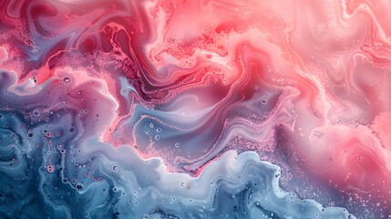 Liquid Marbling Background with Liquid Swirls,