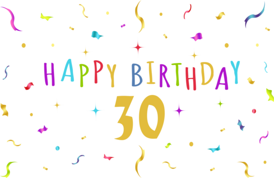 happy birthday graphics, confeti, banner, background, tv wallpaper, colorful - 30