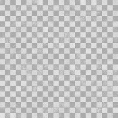 Monochrome background with a checkerboard pattern with a rough grainy texture