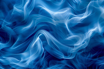 Fototapeta premium Abstract Blue Fluid Art Texture Background with Elegant Swirls